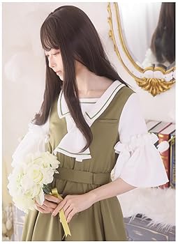 Amazon.co.jp: [フェイバリット] 四つ葉広がる全円スカート.+*